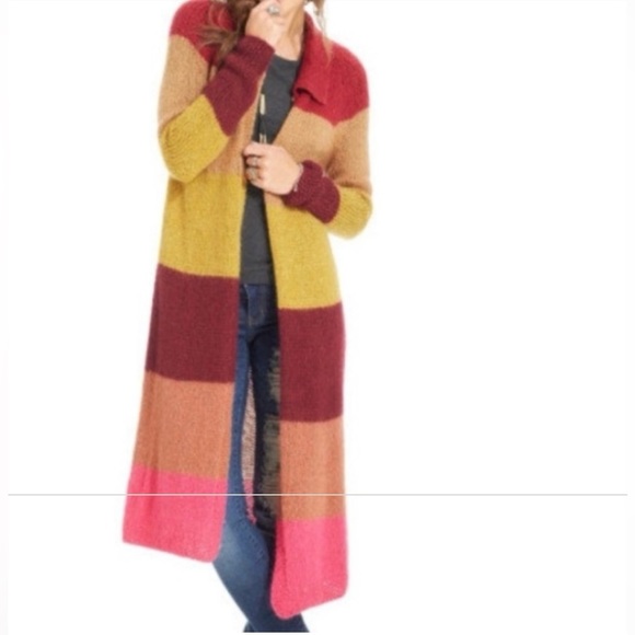 Free People Over The Rainbow mohair blend duster cardigan - Picture 2 of 5